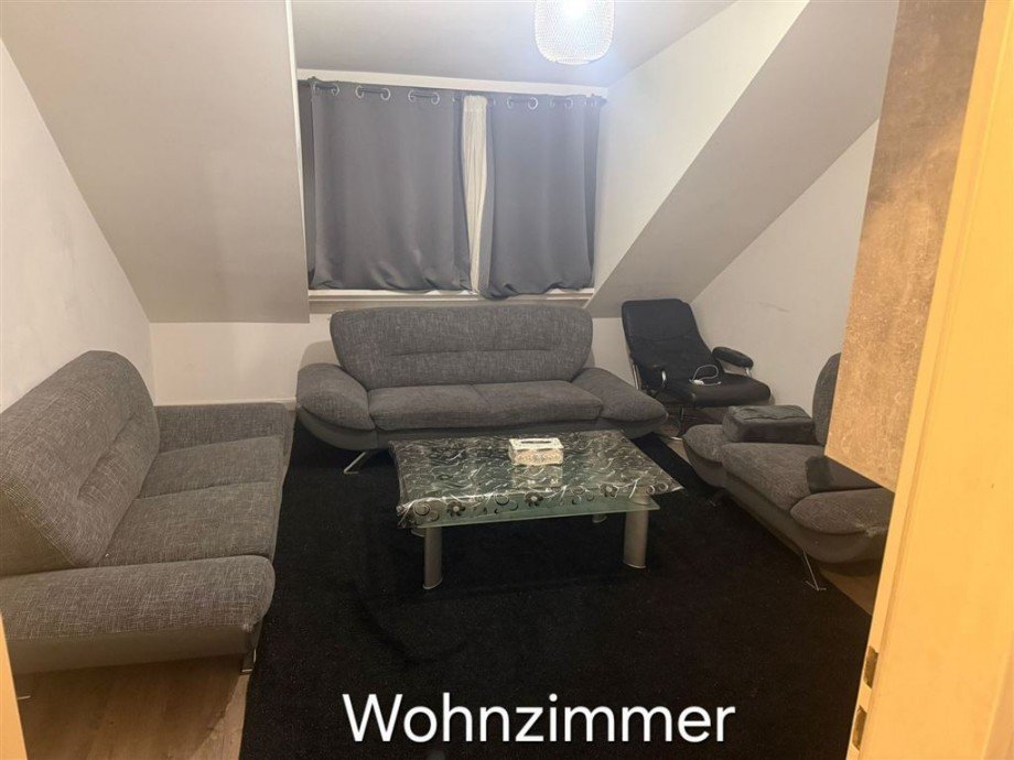 Wohnzimmer Dachgeschosswohnung Bremen