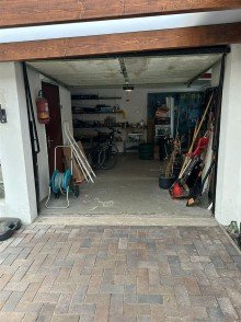 Blick in die Garage Intelligent aufgeteiltes, freistehendes EFH mit Terrasse, gro�em Garten und  PV-Anlage in ruhiger Lage Stuhr-Moordeich, ideal f�r eine Familie