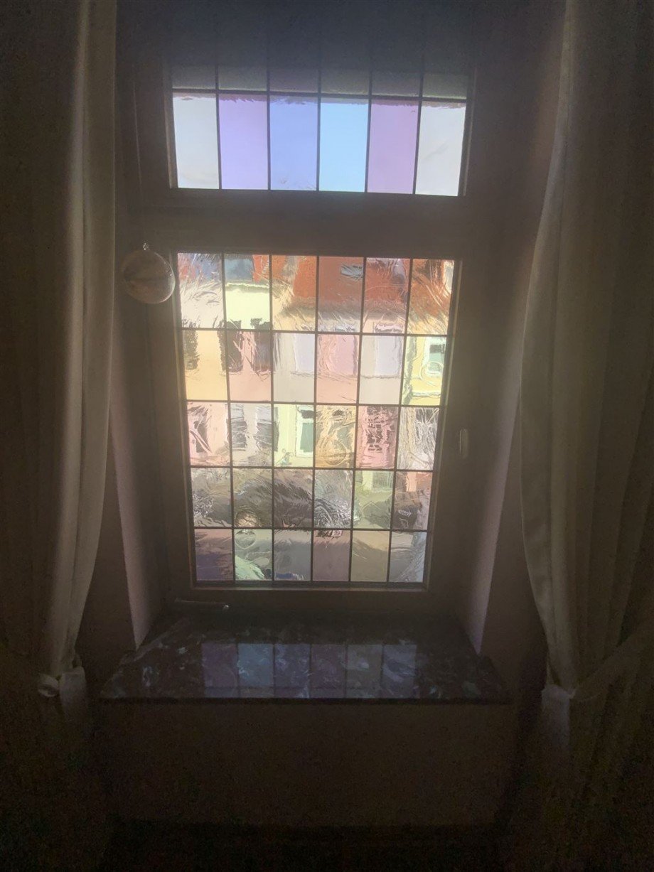Altes Fensterglas Haus Bremen