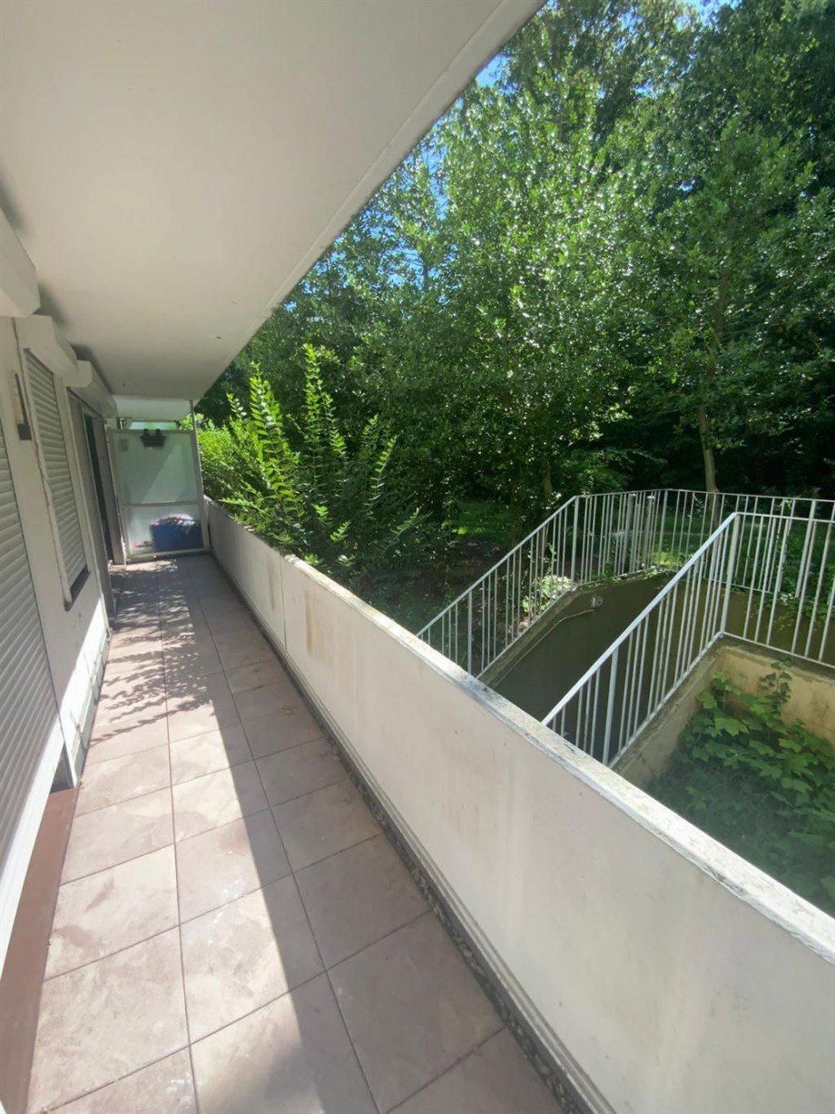 Balkonansicht 2 Erdgeschosswohnung Bremen