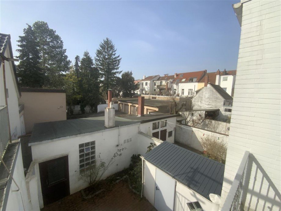 Ausblick von Dachterrasse im 1.OG Haus Bremen