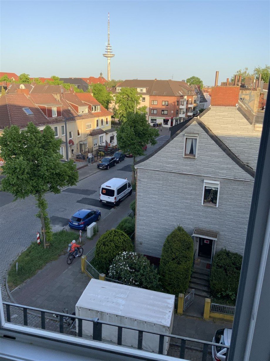 Blick �ber die D�cher von Walle Wohnung Bremen